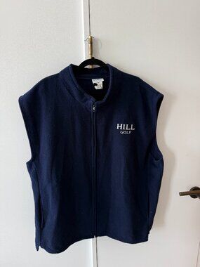 Hill School Blue Golf Vest XXL